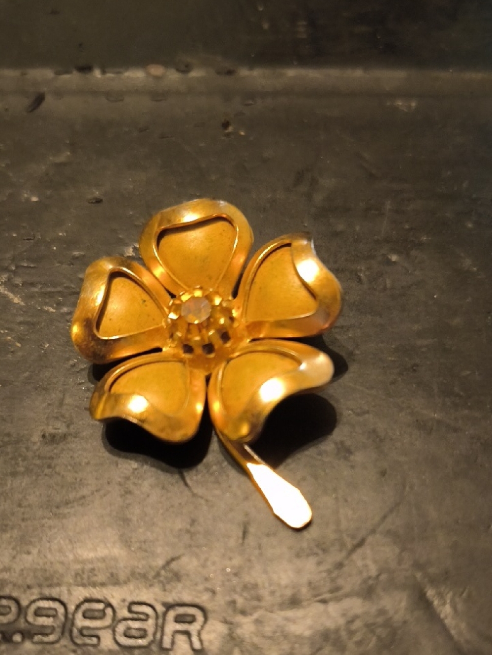 Coro Gold-Tone Floral Brooch